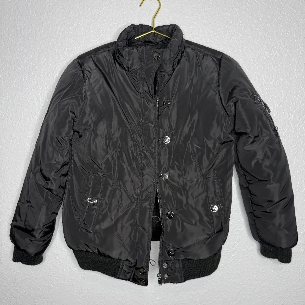 Justice Girl's‎ black winter puffer Jacket / Coat
